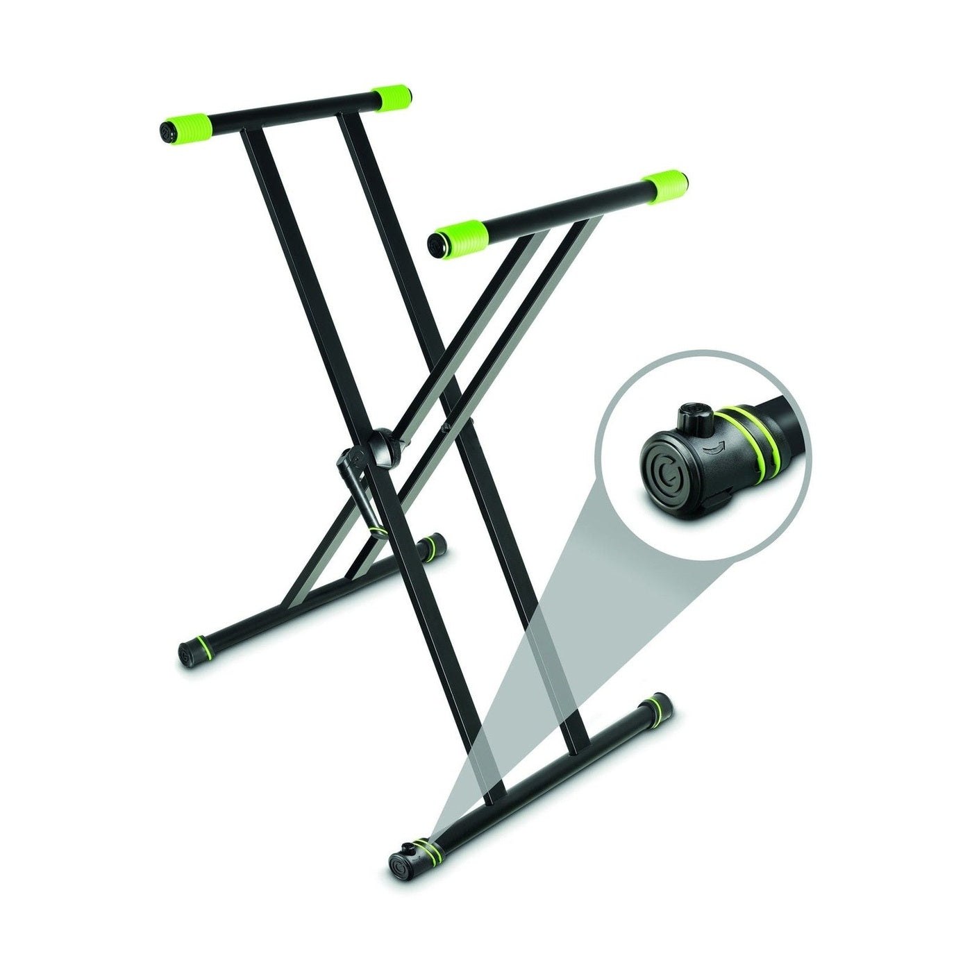 Gravity KSX 2 RD Double-Braced Keyboard Stand with Rapid Desk 7