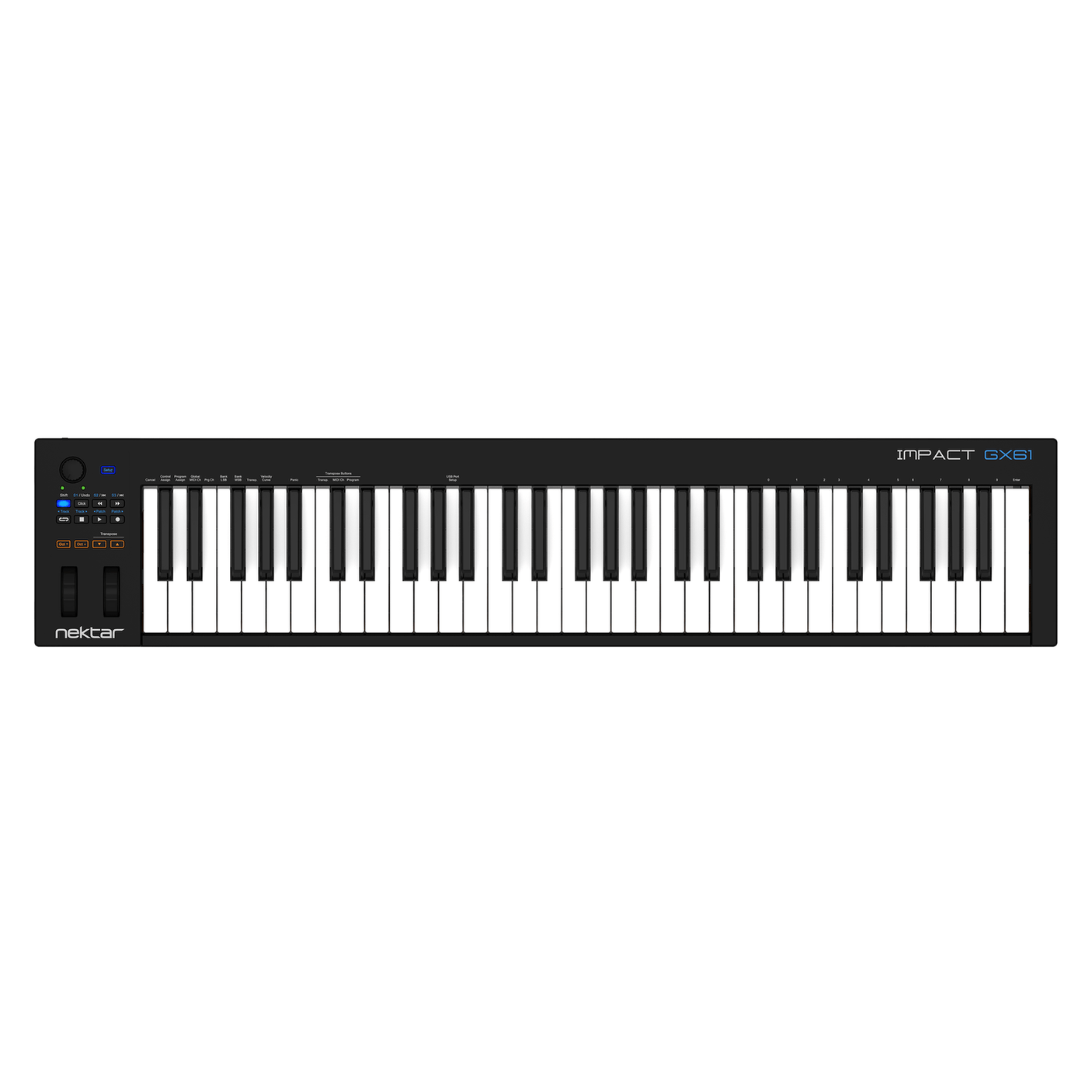Nektar Impact GX61 Compact MIDI Controller Keyboard 1
