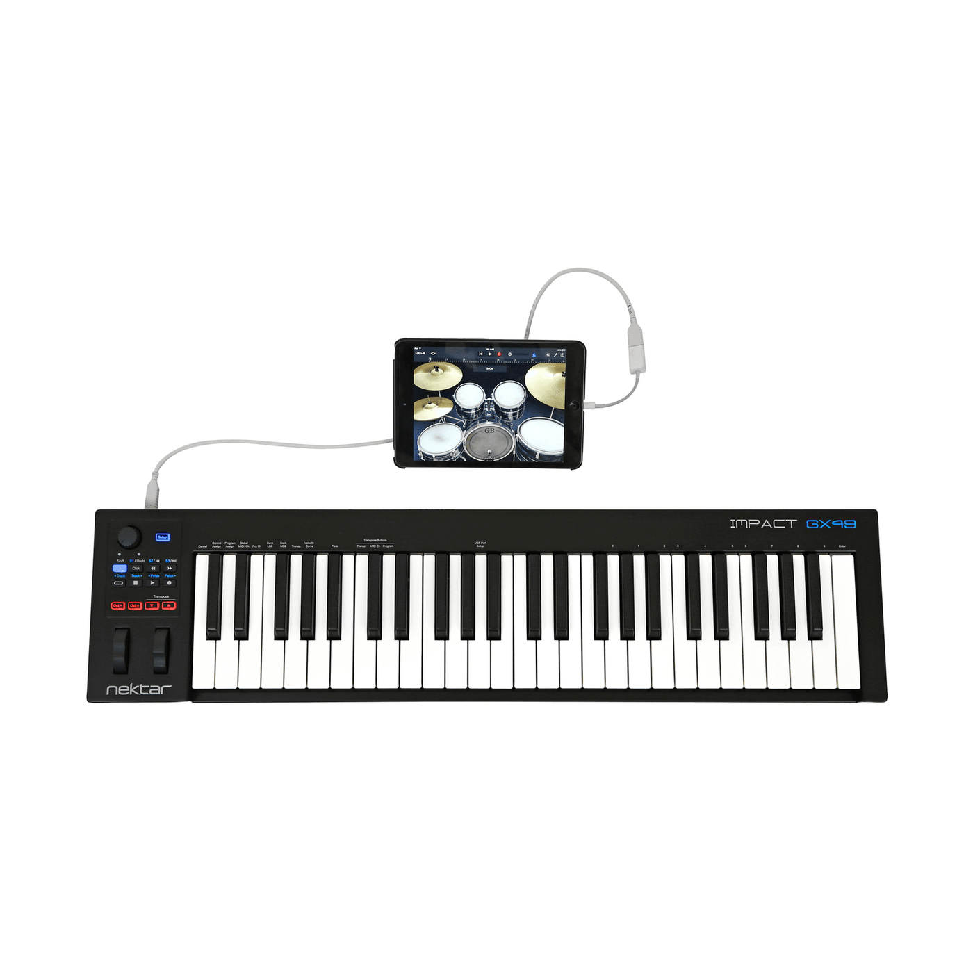 Nektar Impact GX49 Compact MIDI Controller Keyboard 2