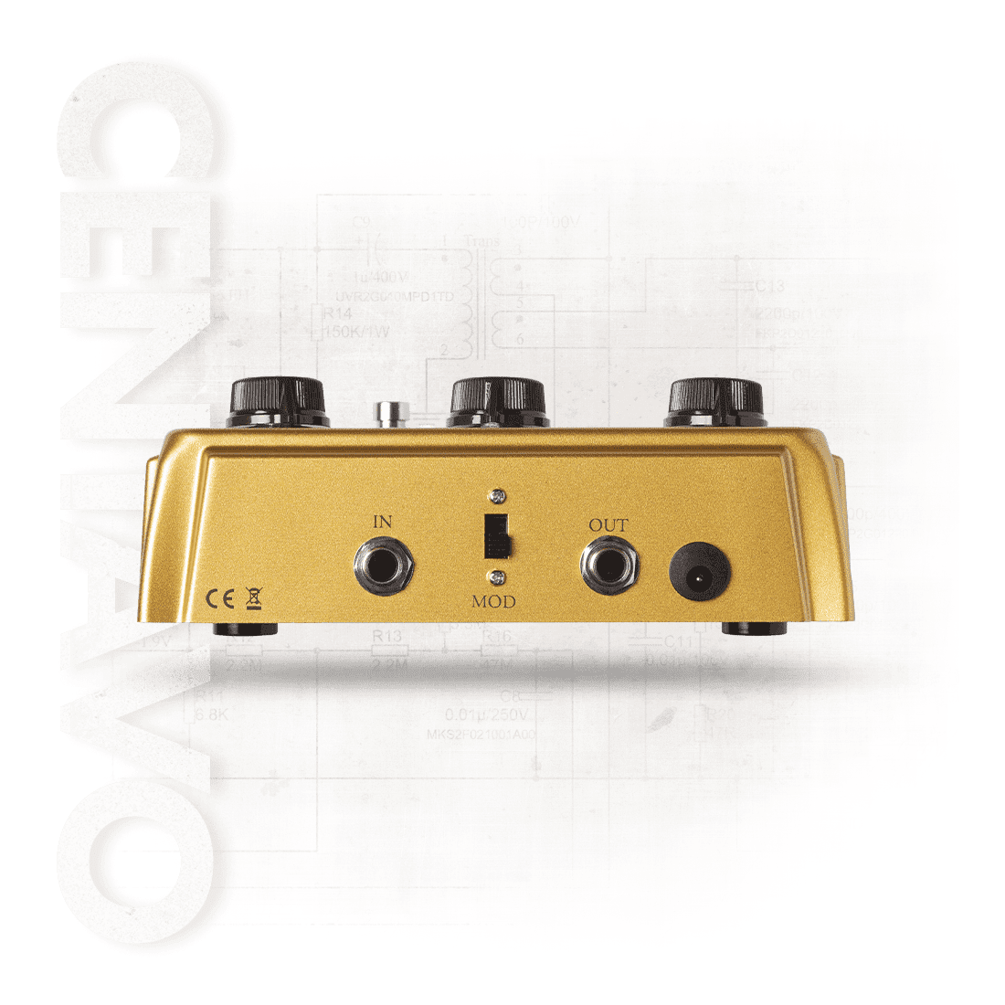 Warm Audio Centavo - Professional Overdrive Pedal Gold 3