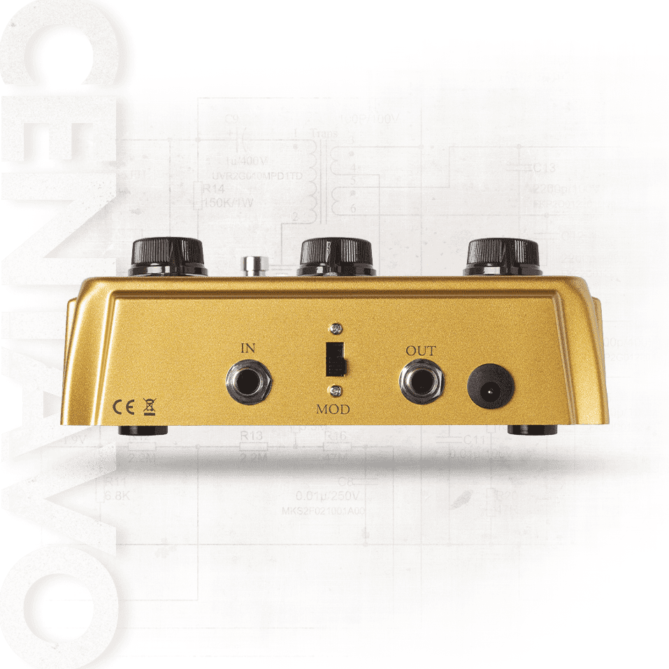 Warm Audio Centavo - Professional Overdrive Pedal Gold 3