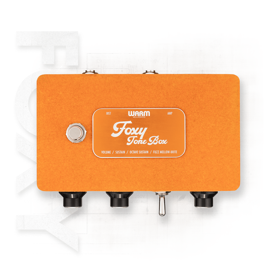 Warm Audio Foxy Tone Box — Octave Fuzz Guitar Pedal 3