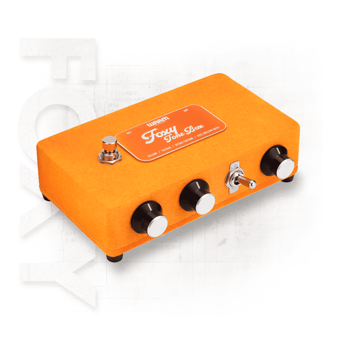 Warm Audio Foxy Tone Box — Octave Fuzz Guitar Pedal 1