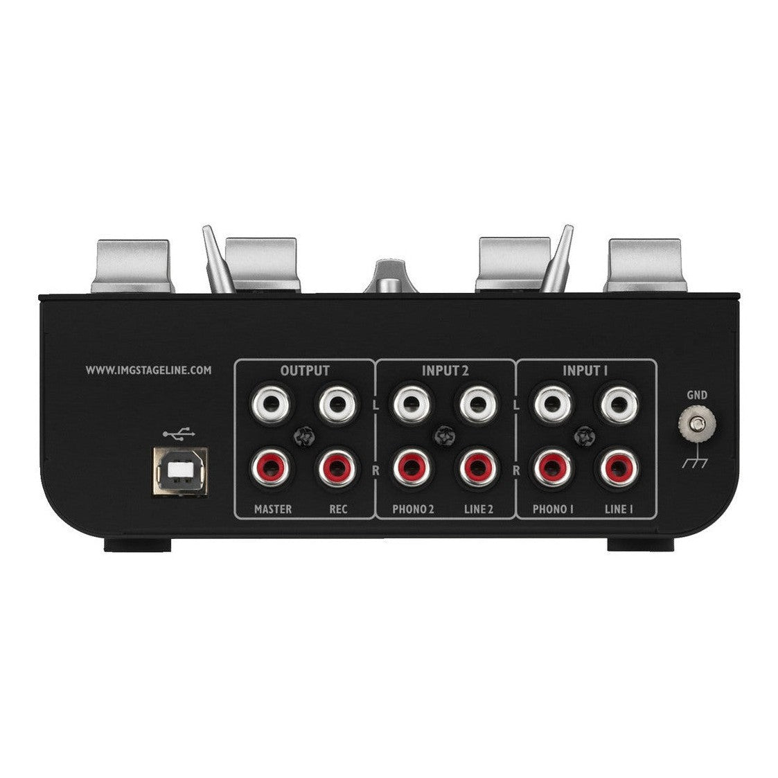 IMG Stageline MPX-20USB 3-Channel Mixer with USB Audio Interface 3