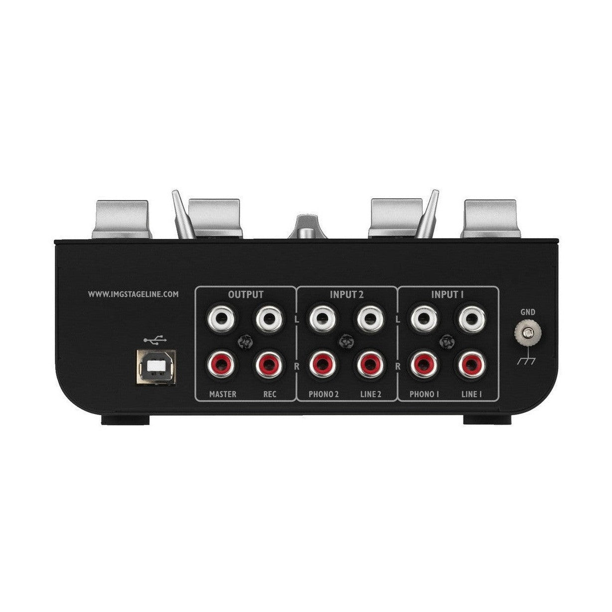 IMG Stageline MPX-20USB 3-Channel Mixer with USB Audio Interface 3