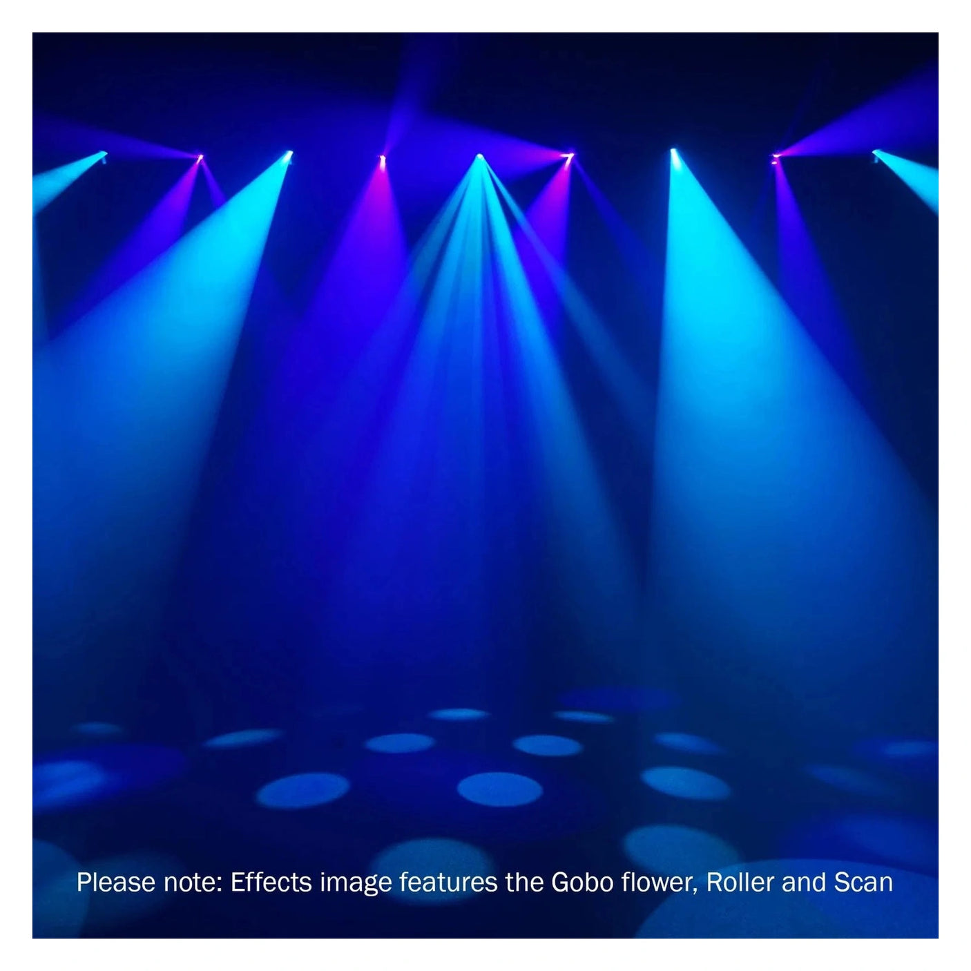Equinox Helix XP 150W Gobo Flower LED Effect Light – Black 11