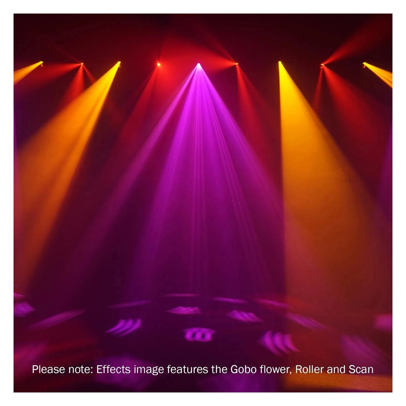 Equinox Helix XP 150W Gobo Flower LED Effect Light – Black 12