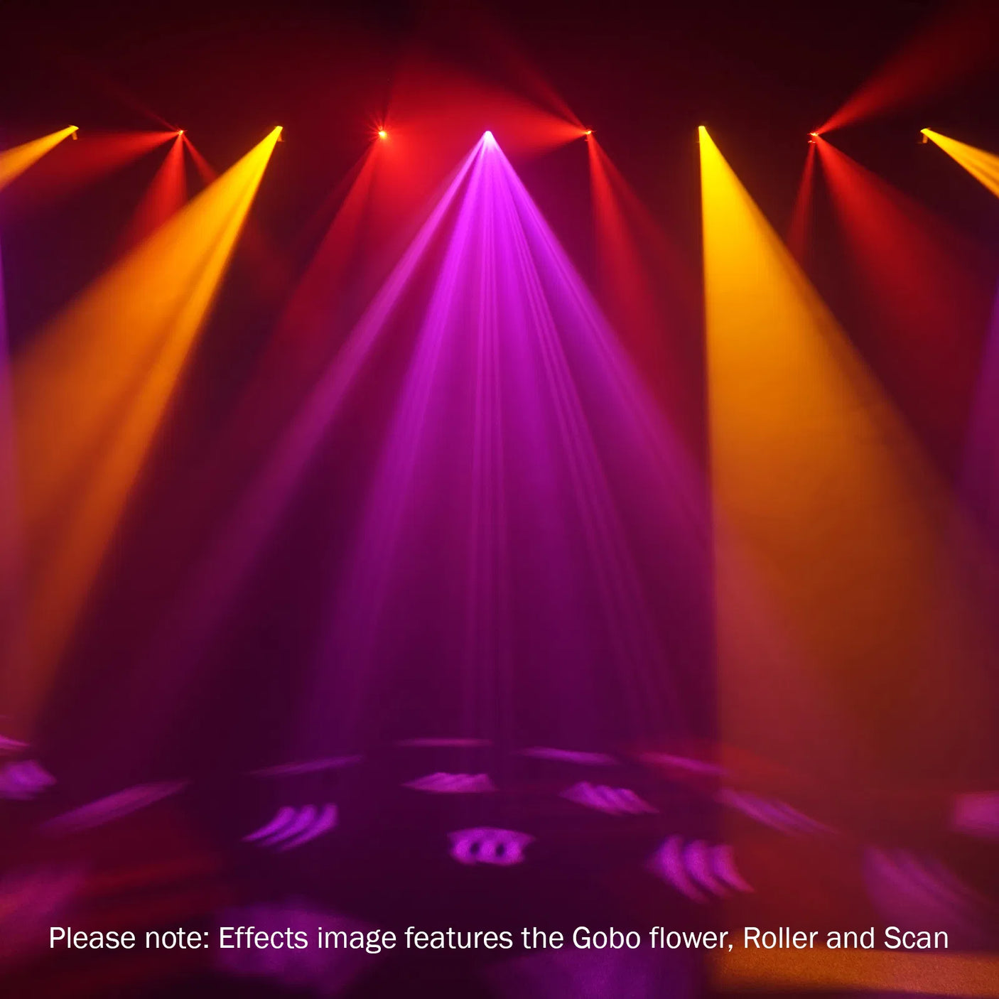 Equinox Helix XP 150W Gobo Flower LED Effect Light – White 12