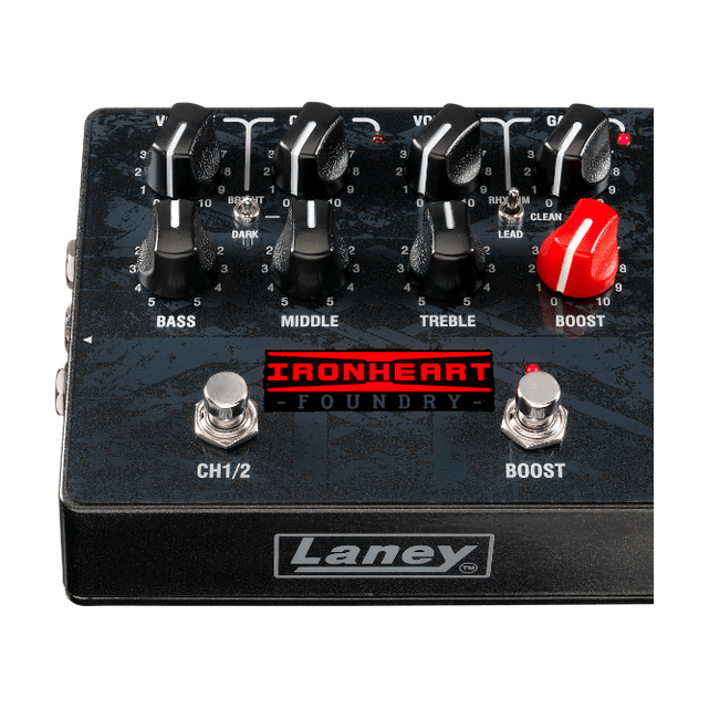 Laney Ironheart Foundry LOUDPEDAL – 60W Twin Channel Pedal-Format Amplifier 2