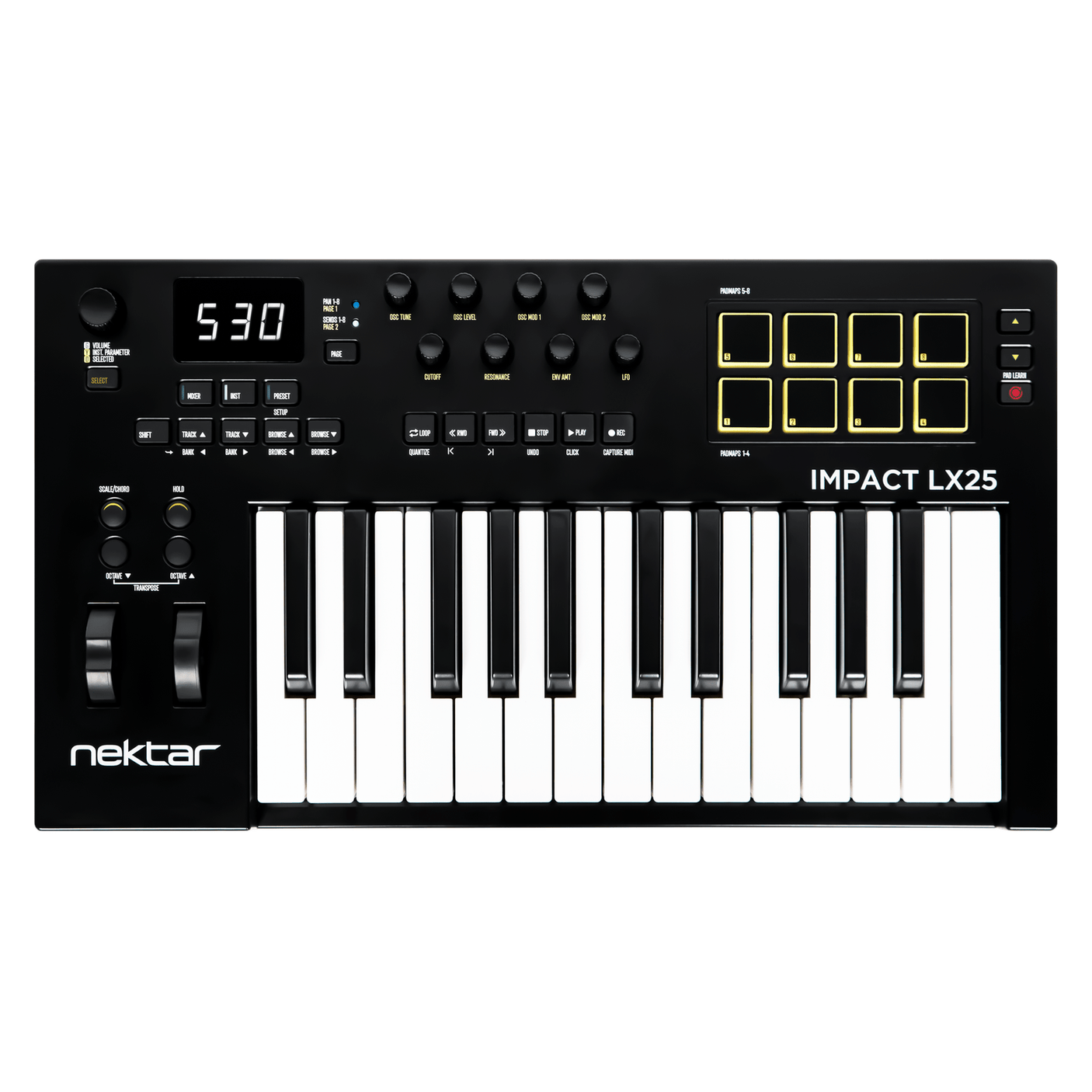 Nektar Impact LX25 Mk3 MIDI Controller Keyboard 1