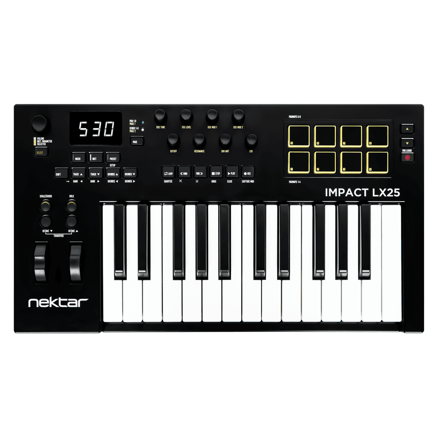 Nektar Impact LX25 Mk3 MIDI Controller Keyboard 1