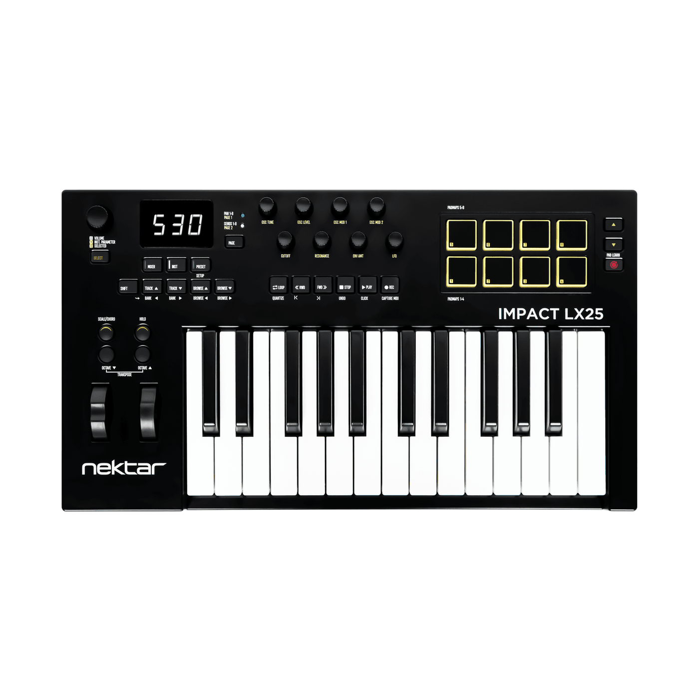 Nektar Impact LX25 Mk3 MIDI Controller Keyboard 1