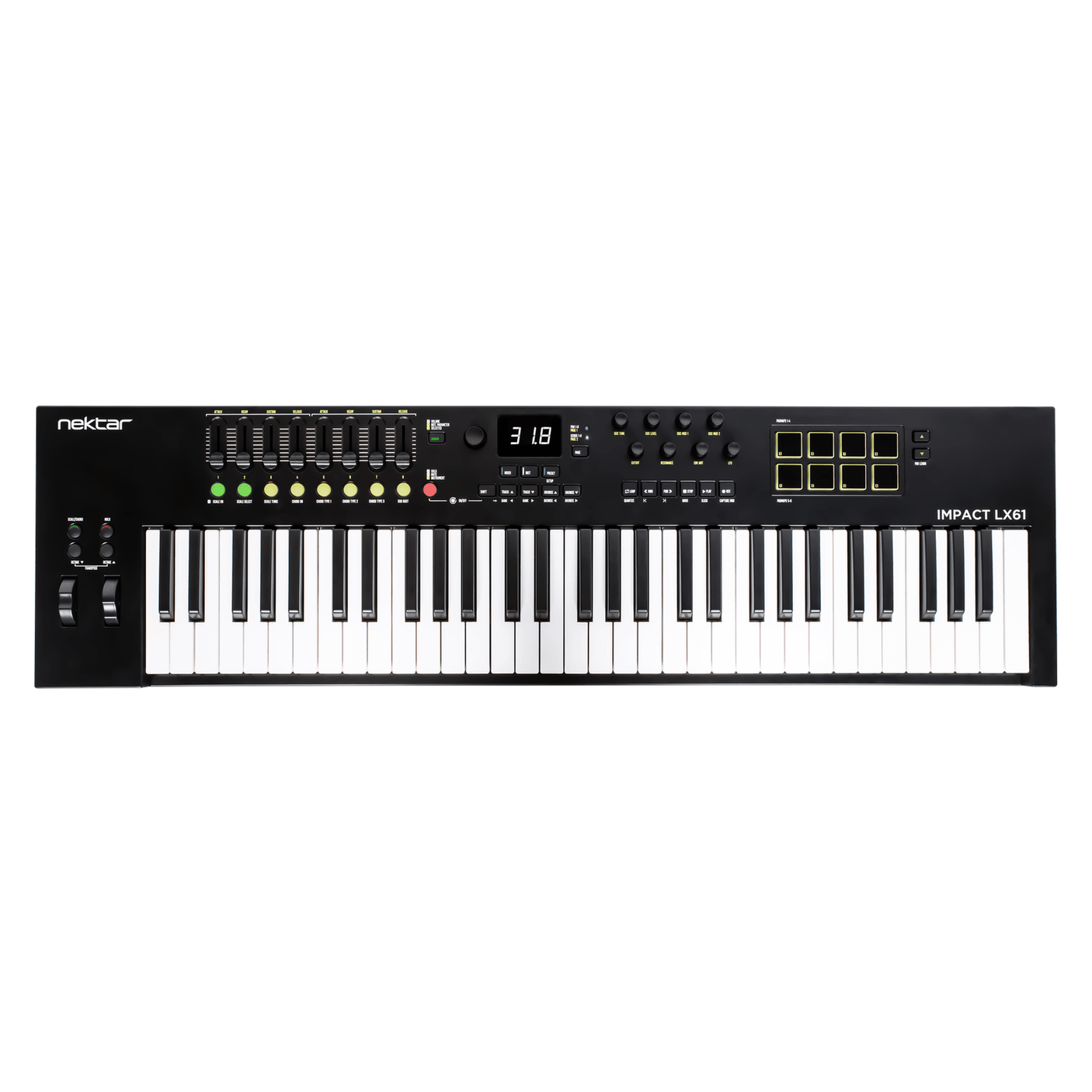 Nektar Impact LX61 Mk3 MIDI Controller Keyboard 1