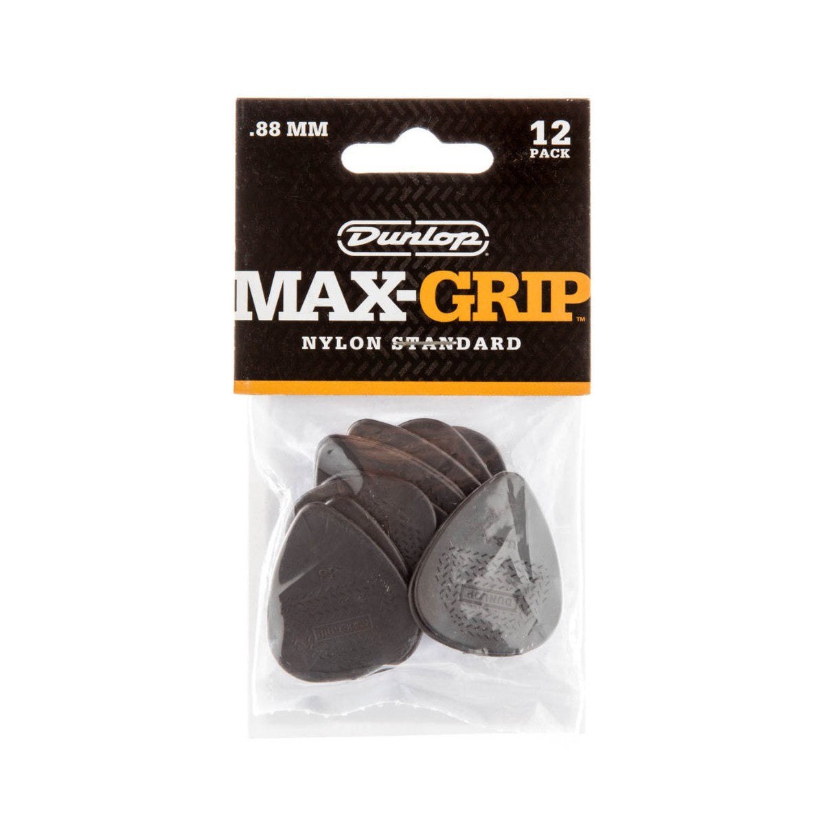 Jim Dunlop Nylon Max Grip® Standard Guitar Picks - 12 Pack .60mm - 1.5mm 9