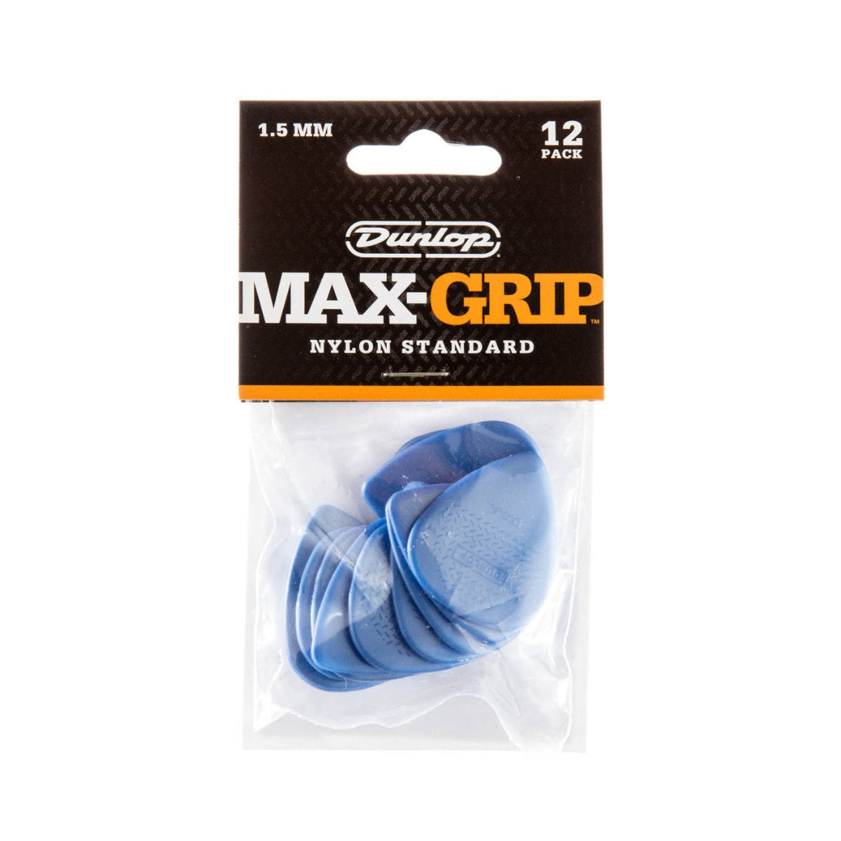 Jim Dunlop Nylon Max Grip® Standard Guitar Picks - 12 Pack .60mm - 1.5mm 18