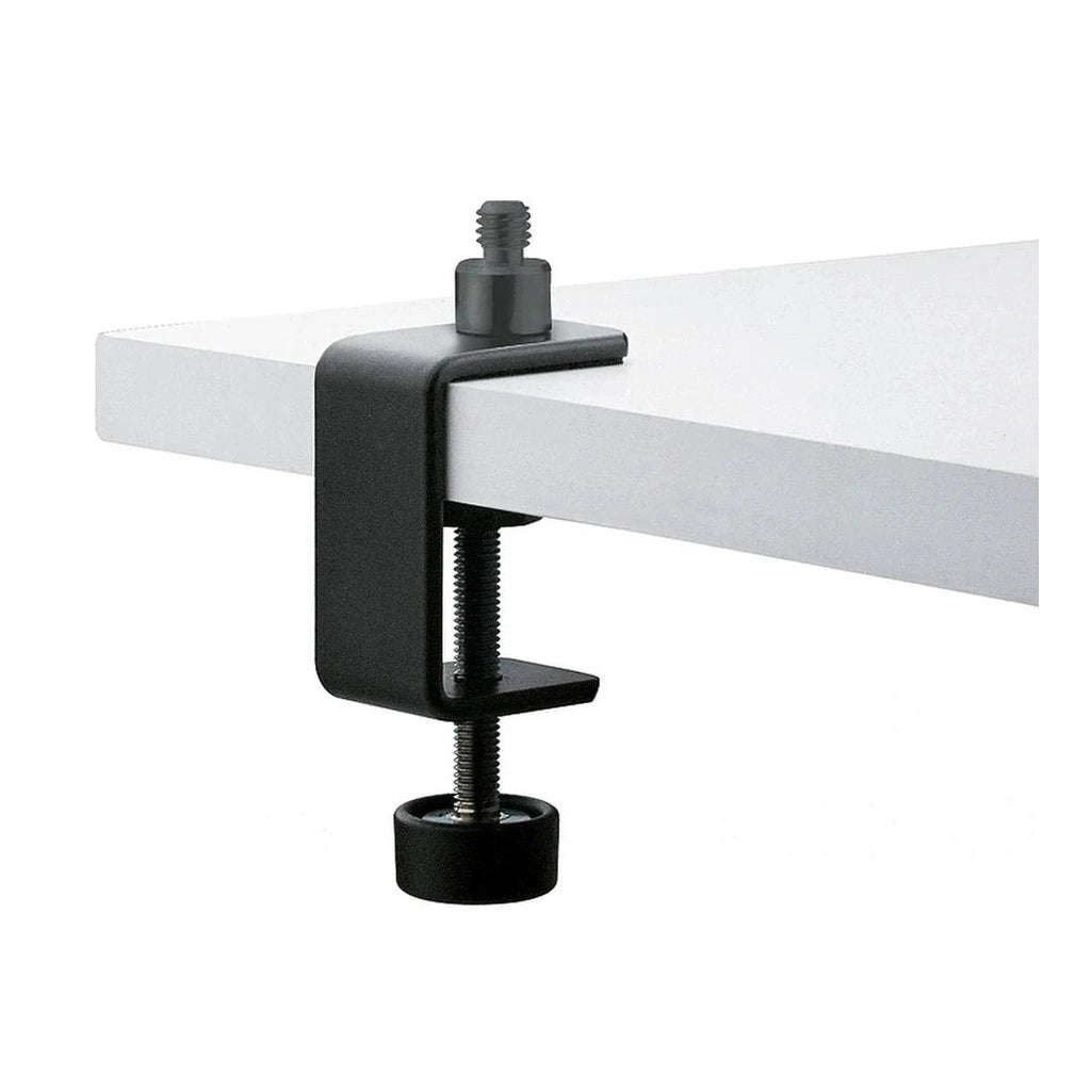 K&M Table Clamp for Mic Goosenecks Black with 3/8" Thread 237 1