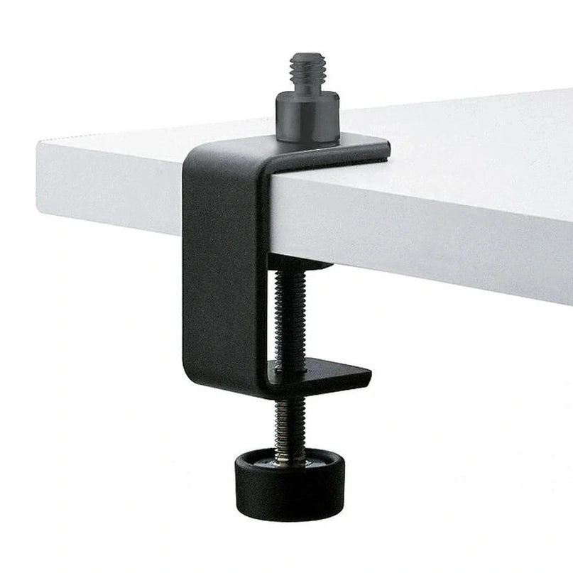 K&M Table Clamp for Mic Goosenecks Black with 3/8" Thread 237 1