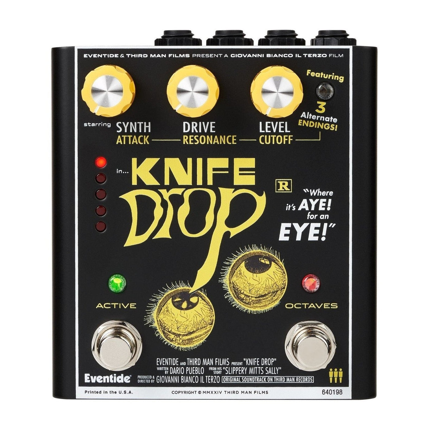 Eventide Knife Drop Sub-Octave Fuzz And Analog Synth Pedal 1