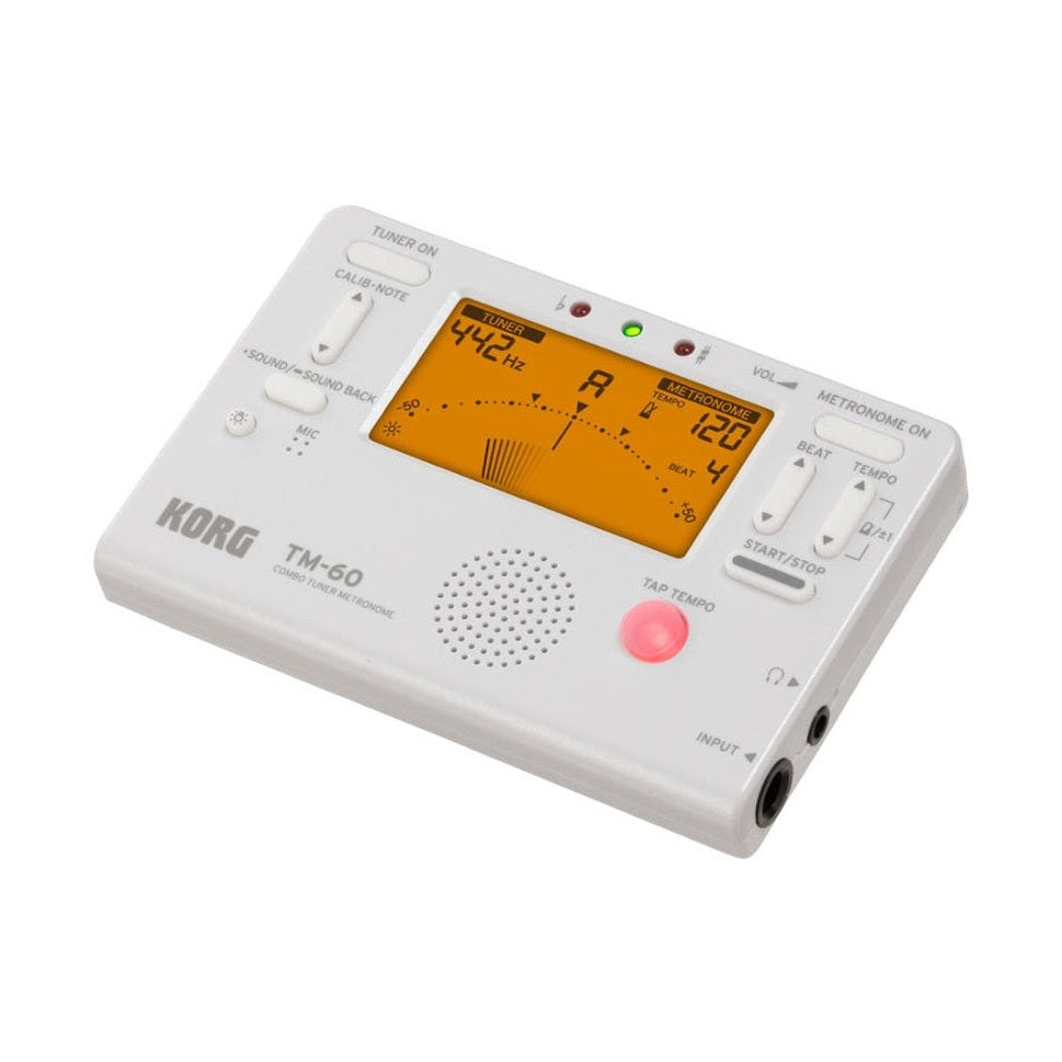 Korg TM-60 Combo Tuner/Metronome | White 2