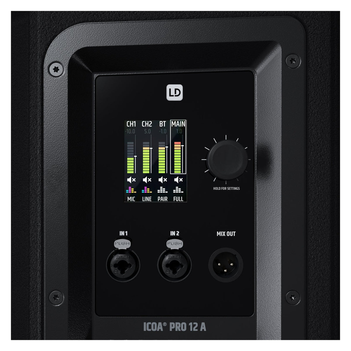 LD Systems ICOA PRO 12A 1000W Active PA Speaker With Bluetooth 6
