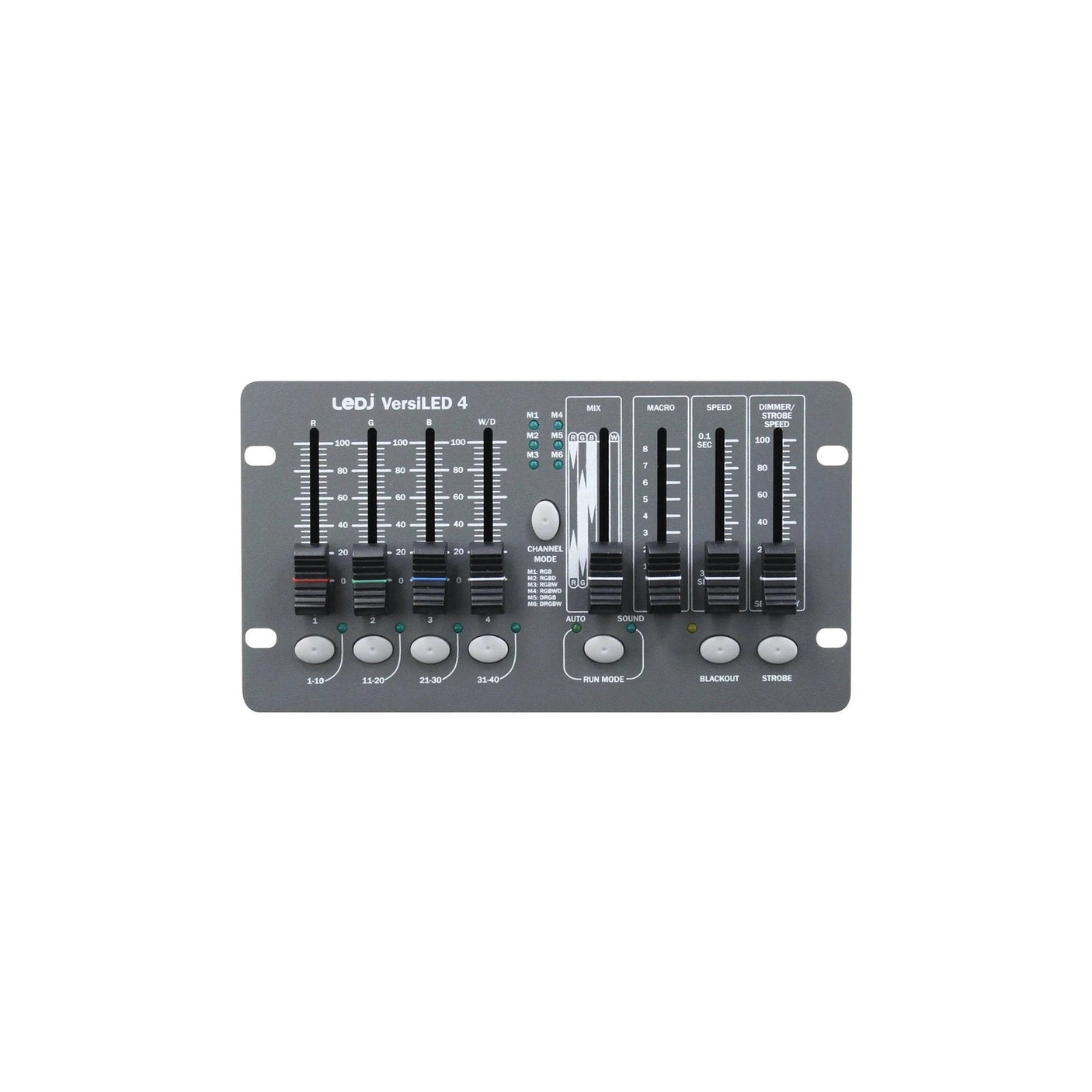 LEDJ VersiLED 4 Universal DMX Controller for RGB & RGBW LED Fixtures 1