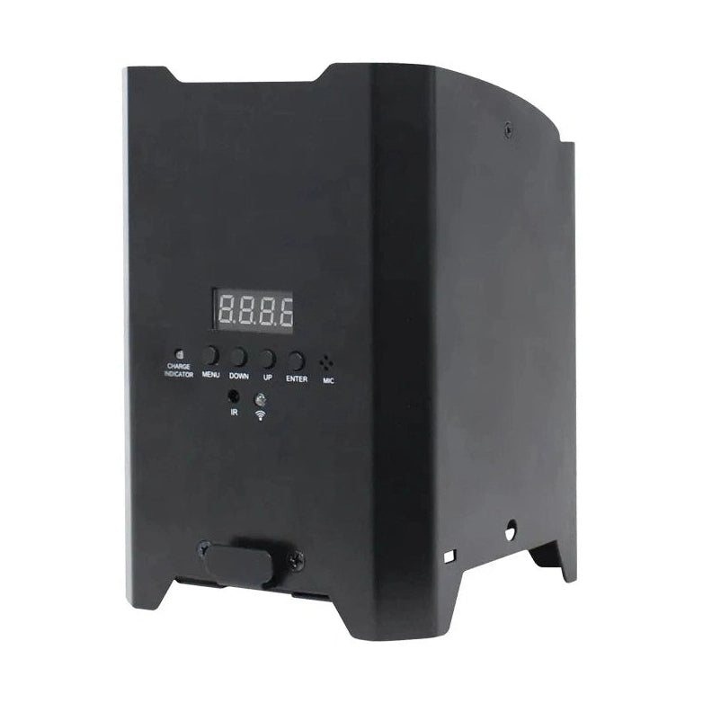LEDj Rapid QB1 RGBW Battery Uplighter – 4 x 8W RGBW LEDs Black 4