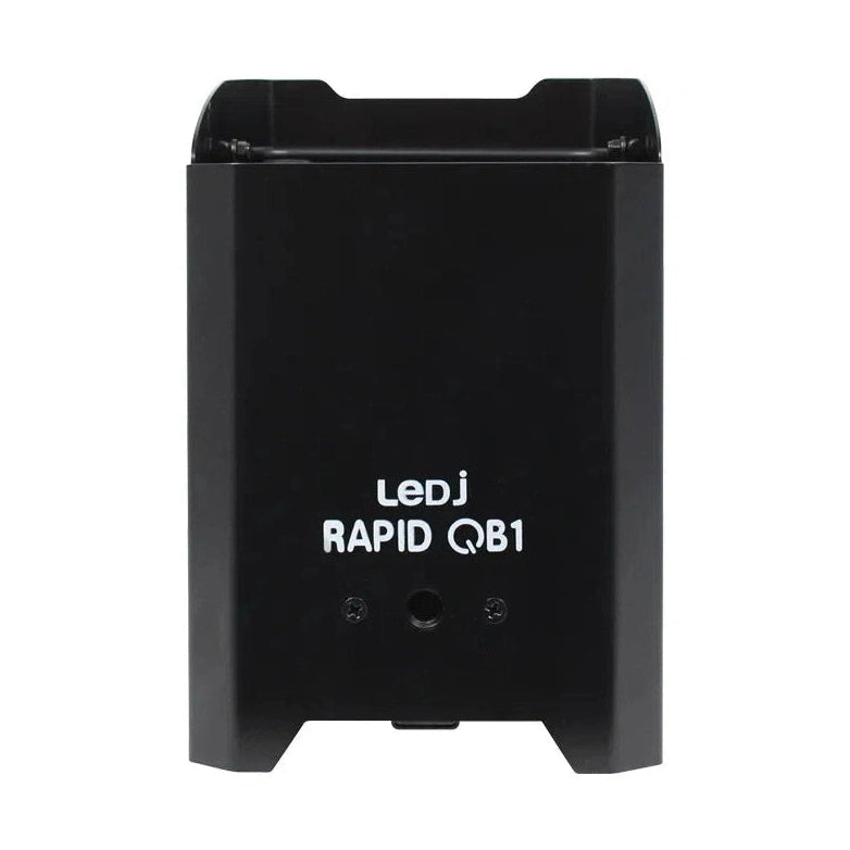LEDj Rapid QB1 RGBW Battery Uplighter – 4 x 8W RGBW LEDs Black 9
