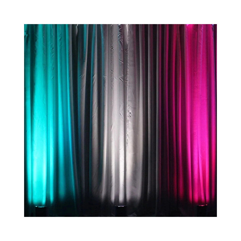 LEDj Rapid QB1 HEX Battery Uplighter – 4 x 12W RGBWAUV LEDs White 12