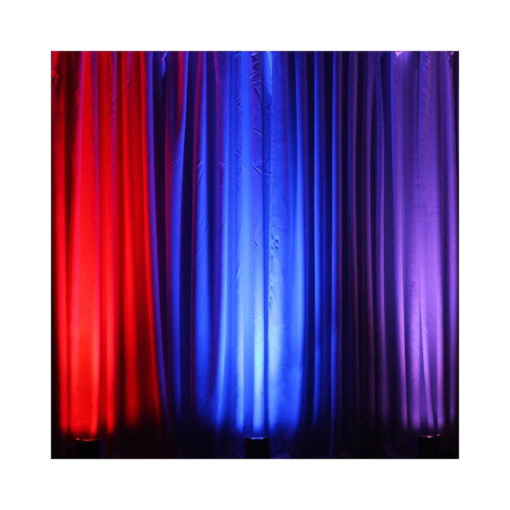 LEDj Rapid QB1 HEX Battery Uplighter – 4 x 12W RGBWAUV LEDs White 14