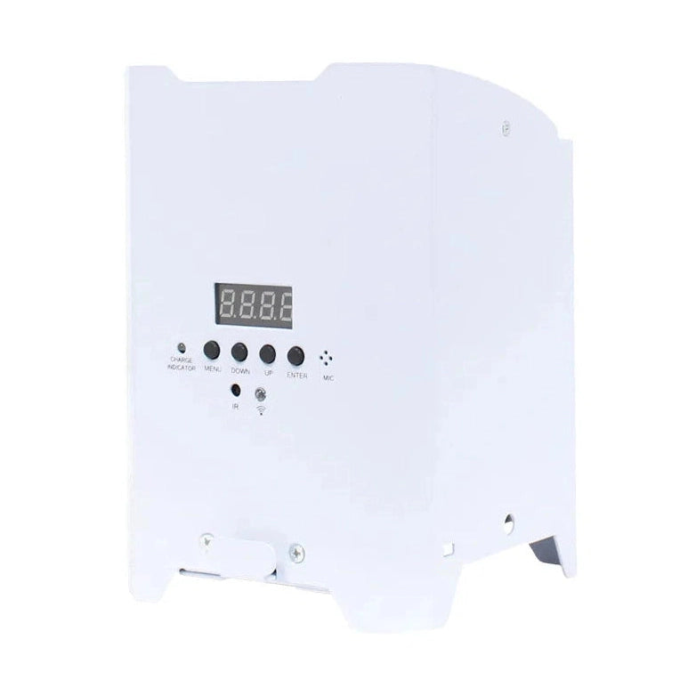 LEDj Rapid QB1 HEX Battery Uplighter – 4 x 12W RGBWAUV LEDs White 4