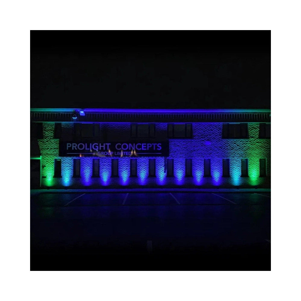 LEDj Rapid QB1 RGBA IP Battery Uplighter – 4 x 8W RGBA LEDs Black 17