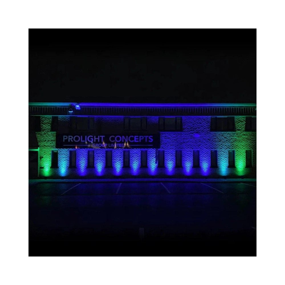 LEDj Rapid QB1 RGBA IP Battery Uplighter – 4 x 8W RGBA LEDs Black 17