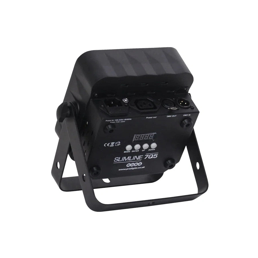 LEDj Slimline 7Q5 RGBA LED Par Can – Black Housing 5