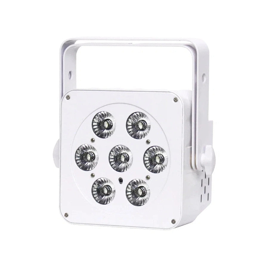 LEDj Slimline 7Q5 RGBA LED Par Can – White Housing 3