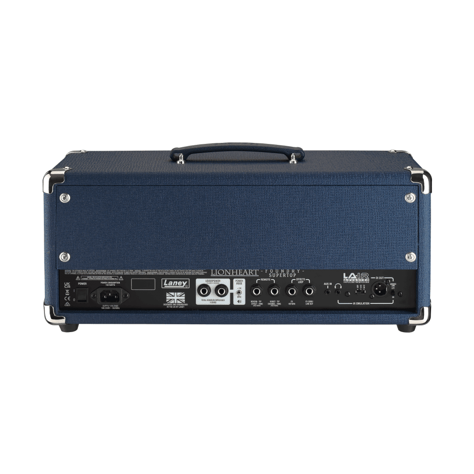 Laney Lionheart Foundry Supertop Solid State Guitar Amplifier Head 4