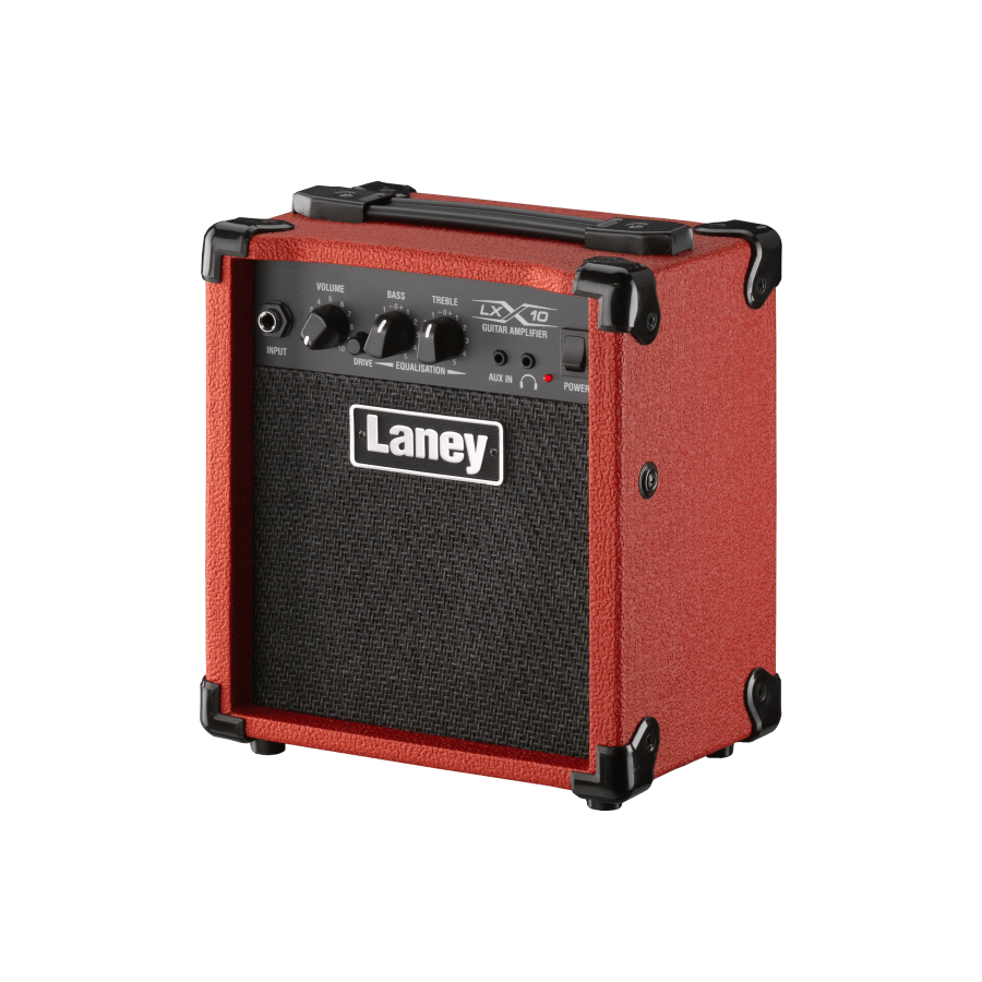 Laney LX10 - Compact 10W Guitar Combo Amplifier with 5" Custom Speaker Red 3