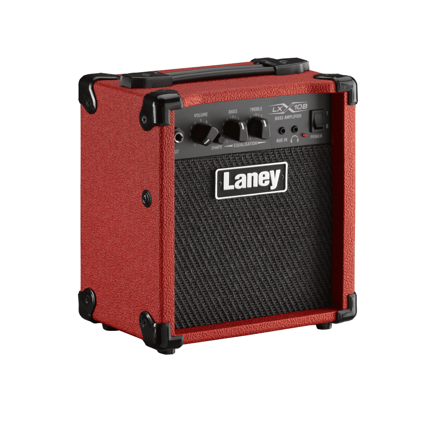 Laney LX10B-RED 10W Bass Guitar Combo Amplifier Red 2