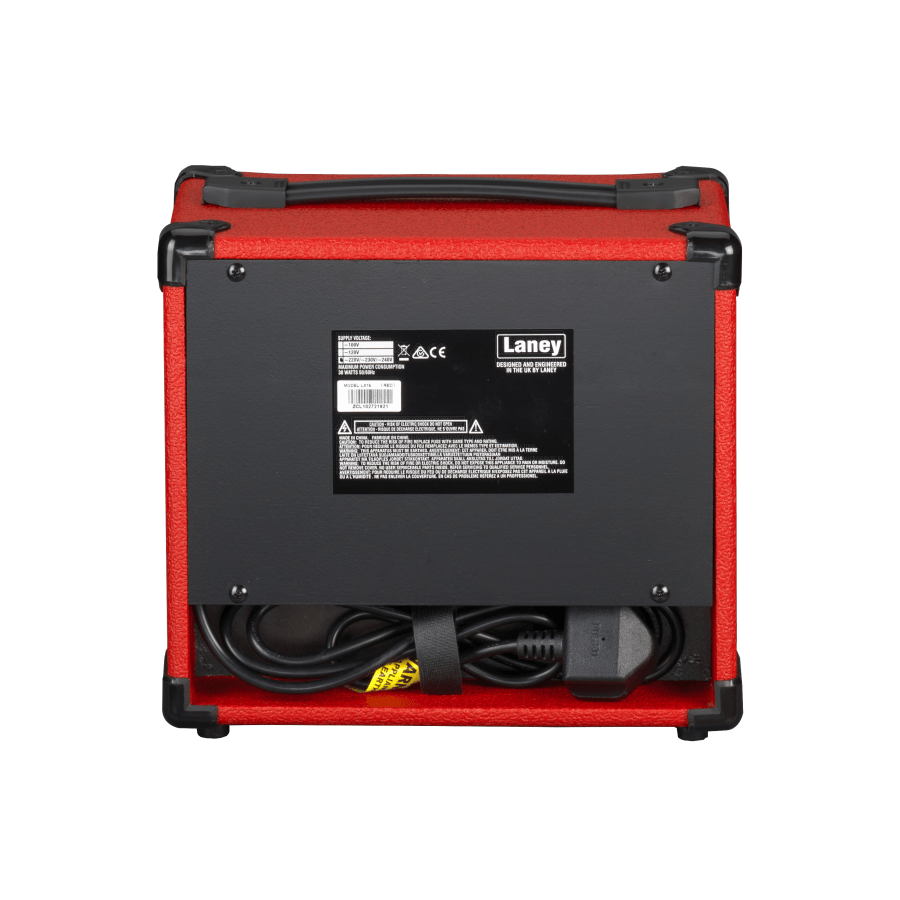 Laney LX15 - Compact 15W Guitar Combo Amplifier with 2 x 5" Woofers Red 4