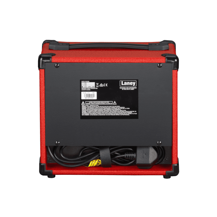 Laney LX15 15W Guitar Combo Amplifier with 2 x 5" Woofers Red 4