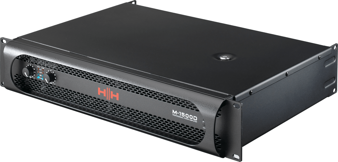 HH Audio M-1500D 2 x 1500W Stereo Power Amplifier 6