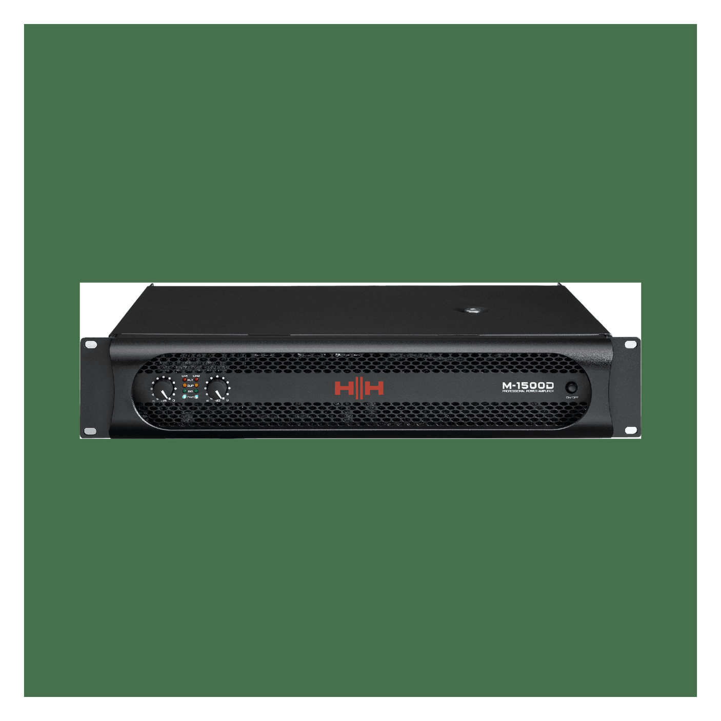 HH Audio M-1500D 2 x 1500W Stereo Power Amplifier 1