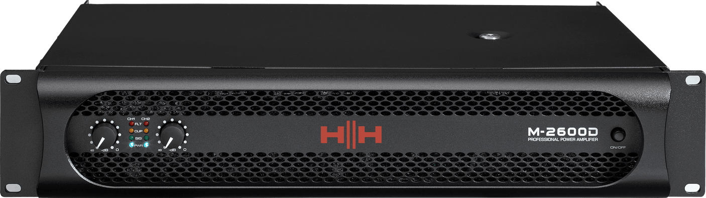 HH Audio M-2600D 2 x 2600W Stereo Power Amplifier 1