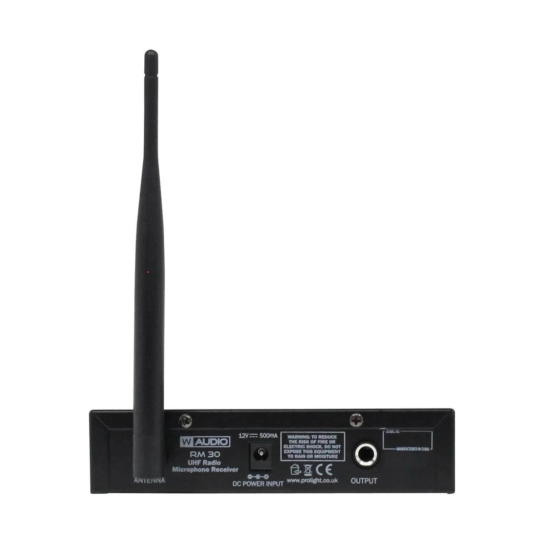 W Audio RM 30 Handheld Wireless Microphone System 863.1Mhz 3