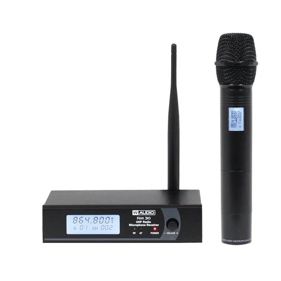 W Audio RM 30 Handheld Wireless Microphone System 864.8Mhz 1