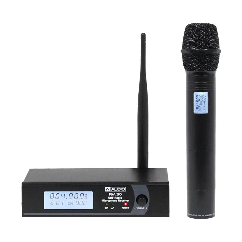 W Audio RM 30 Handheld Wireless Microphone System 864.8Mhz 1