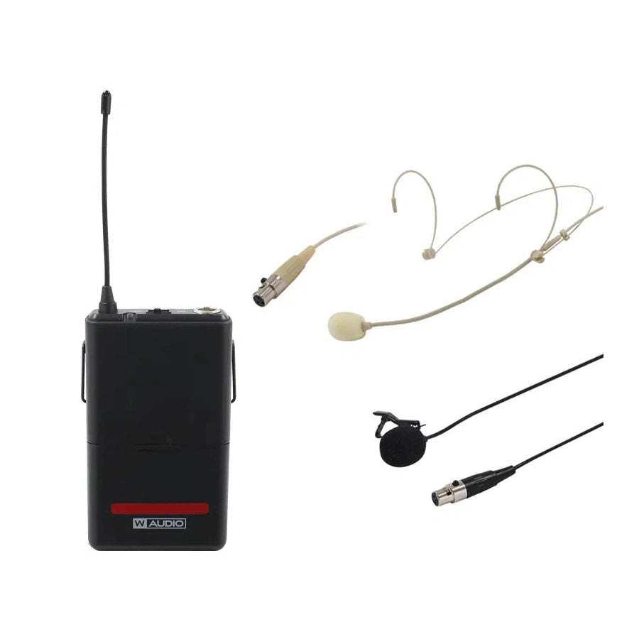 W Audio RM Quartet Headset & Lapel Beltpack Kit 864.99MHz 1