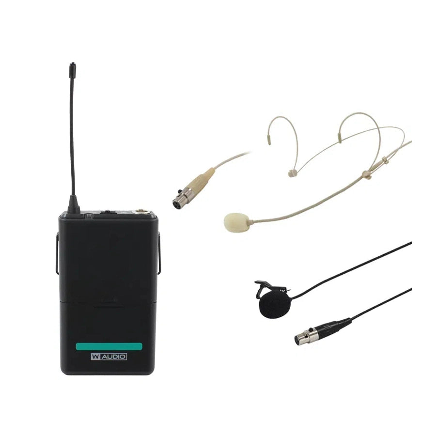 W Audio RM Quartet Headset & Lapel Beltpack Kit 864.30MHz 1