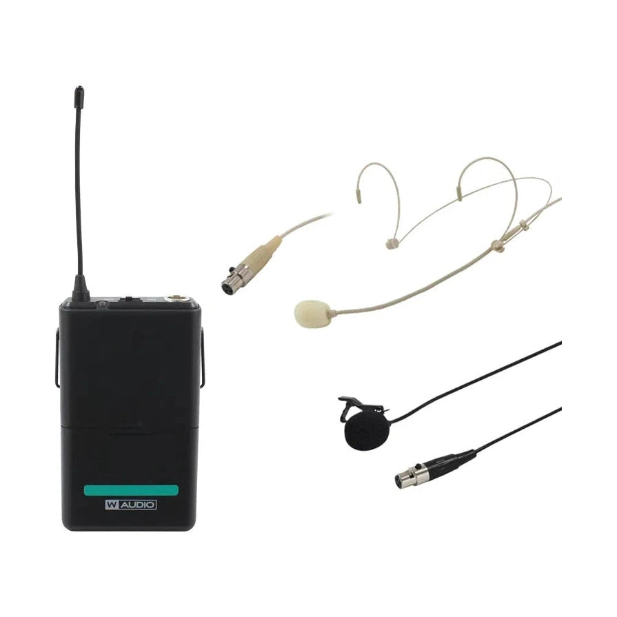 W Audio RM Quartet Headset & Lapel Beltpack Kit 864.30MHz 1