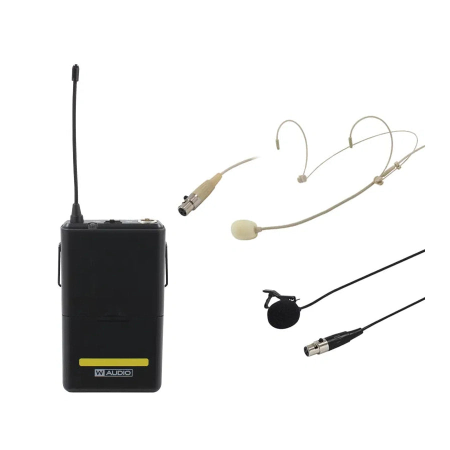 W Audio RM Quartet Headset & Lapel Beltpack Kit 863.01MHz 1