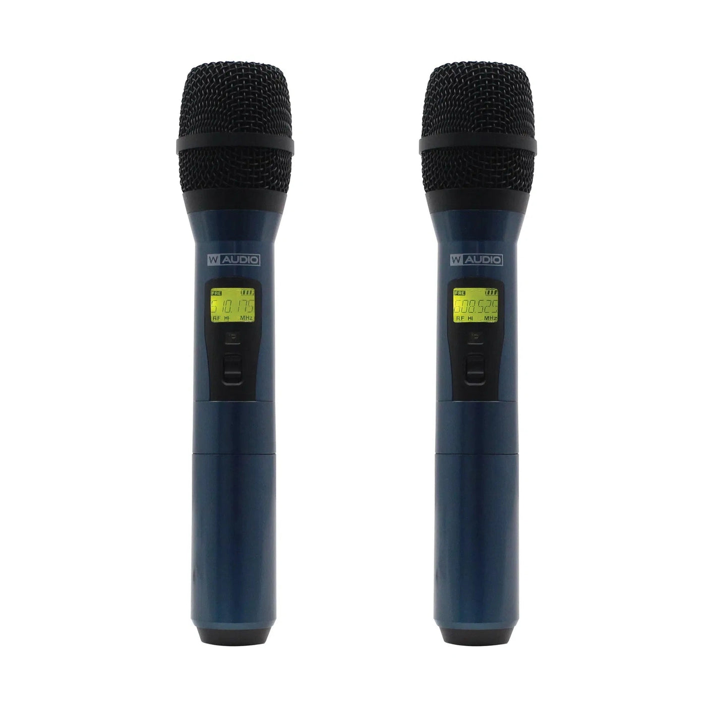 W Audio DQM 600H Quad Handheld Wireless Microphone System 606-614Mhz 4